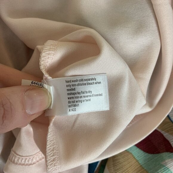 Lane Bryant Short Sleeve Blouse Lightweight Crochet Teal Brown Top Womens 18 20 - Picture 11 of 15